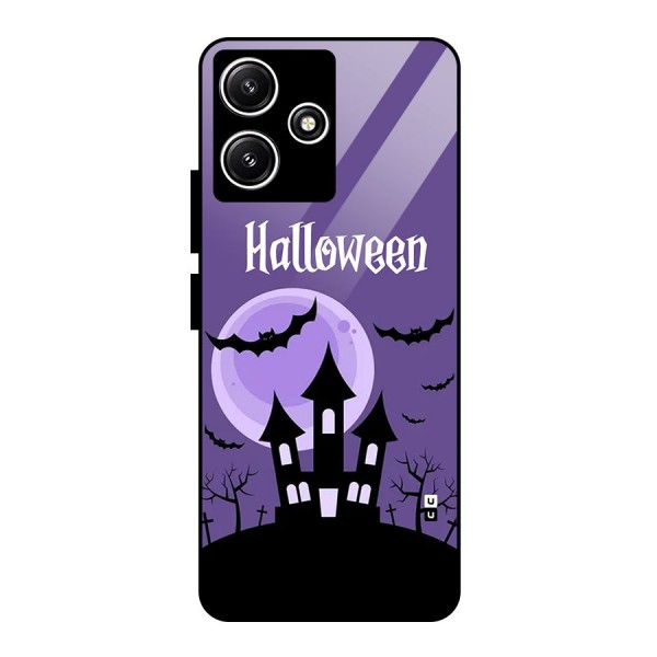 Fun Halloween Glass Back Case for Poco M6 Pro