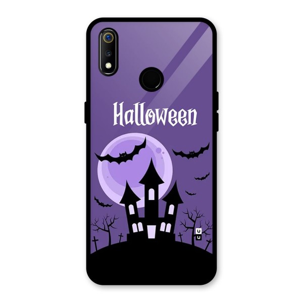 Fun Halloween Glass Back Case for Realme 3i