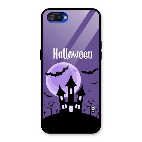 Fun Halloween Glass Back Case for Realme C2