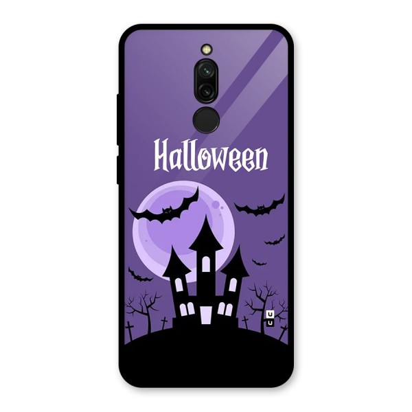 Fun Halloween Glass Back Case for Redmi 8