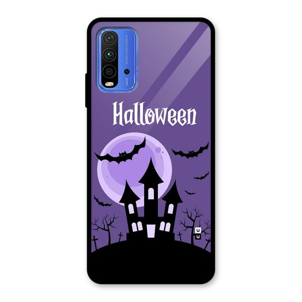 Fun Halloween Glass Back Case for Redmi 9 Power