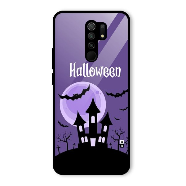 Fun Halloween Glass Back Case for Redmi 9 Prime