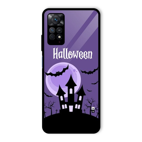 Fun Halloween Glass Back Case for Redmi Note 11 Pro