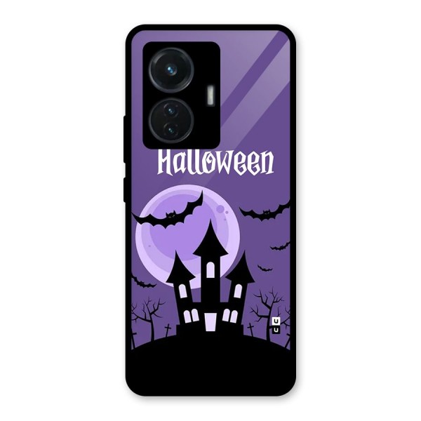 Fun Halloween Glass Back Case for Vivo T1 44W