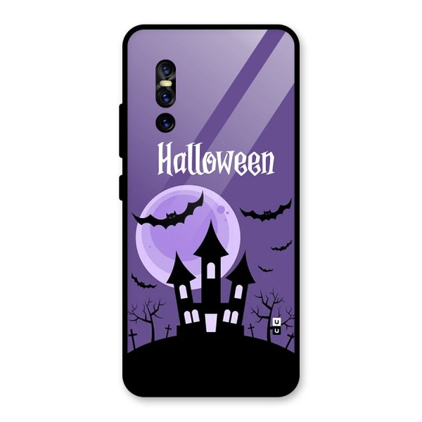 Fun Halloween Glass Back Case for Vivo V15 Pro