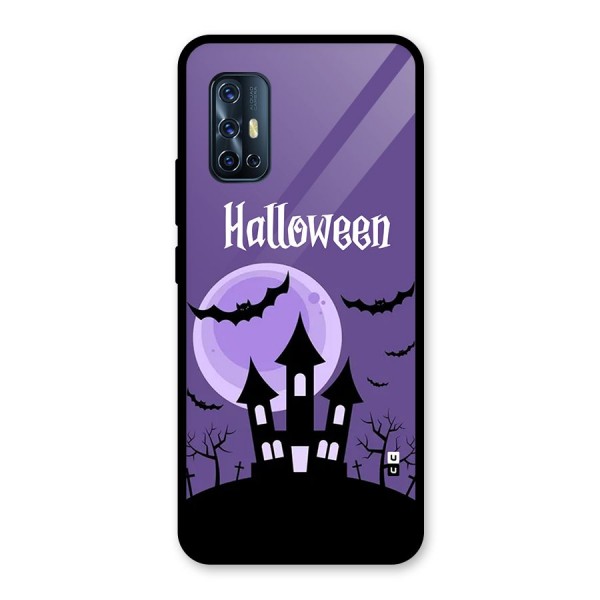 Fun Halloween Glass Back Case for Vivo V17