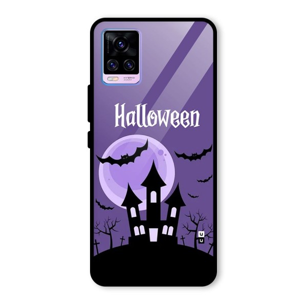 Fun Halloween Glass Back Case for Vivo V20 Pro