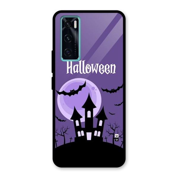 Fun Halloween Glass Back Case for Vivo V20 SE