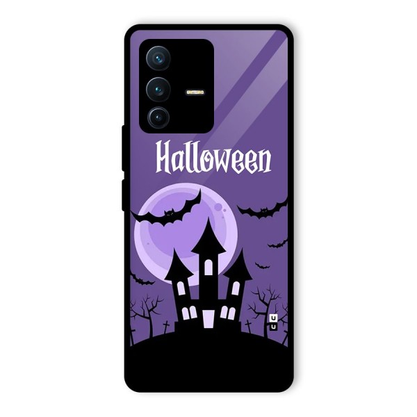 Fun Halloween Glass Back Case for Vivo V23 Pro