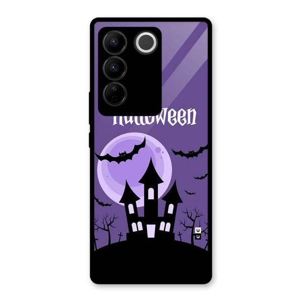 Fun Halloween Glass Back Case for Vivo V27