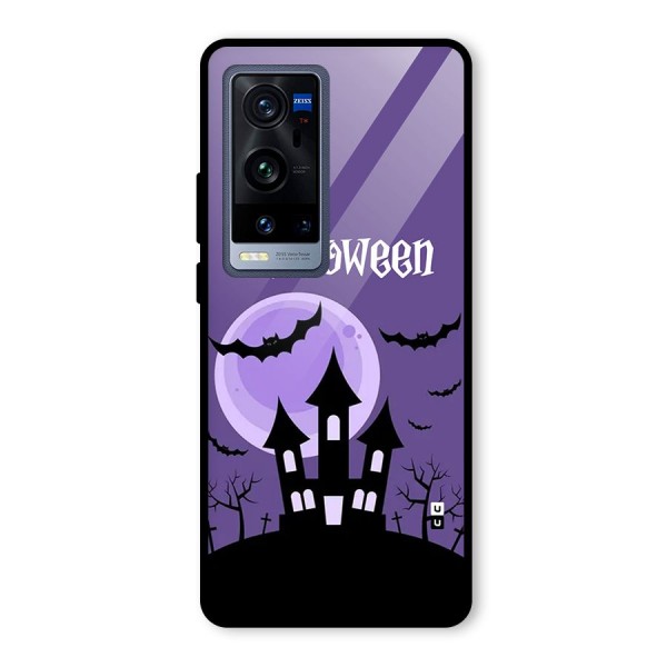 Fun Halloween Glass Back Case for Vivo X60 Pro Plus