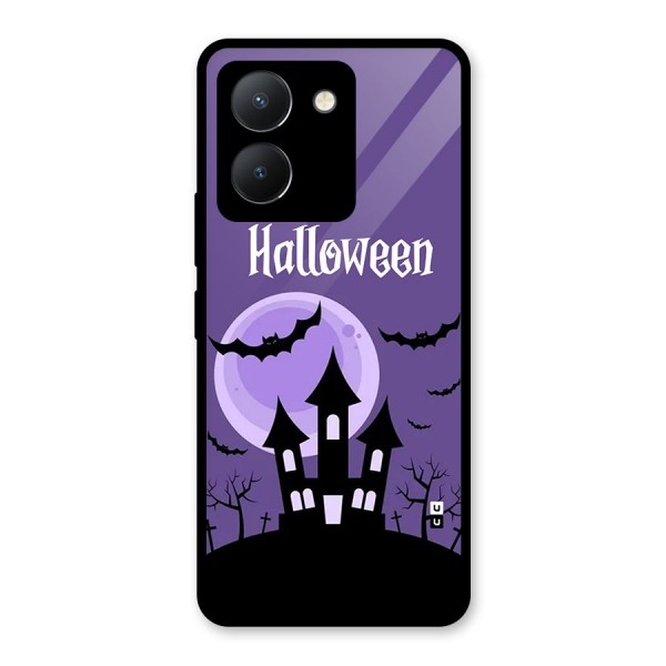 Fun Halloween Glass Back Case for Vivo Y36