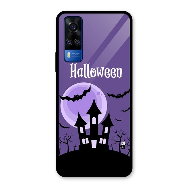 Fun Halloween Glass Back Case for Vivo Y51