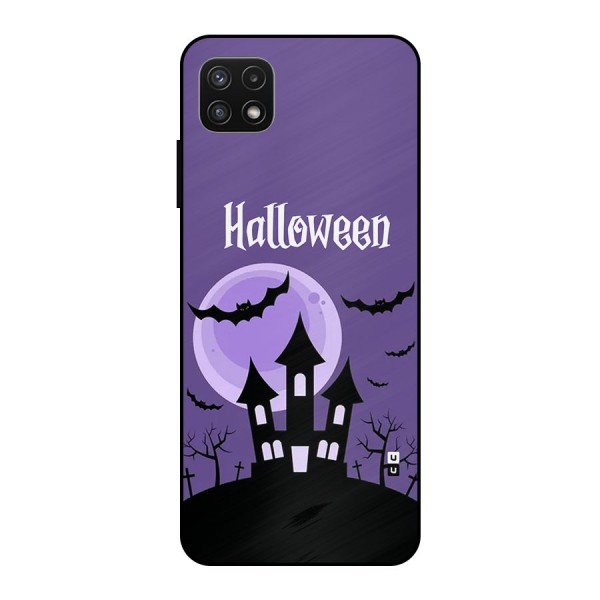 Fun Halloween Metal Back Case for Galaxy A22 5G