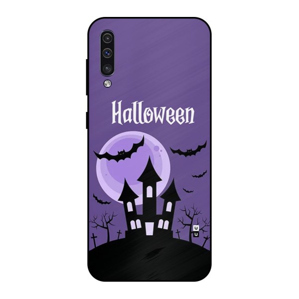 Fun Halloween Metal Back Case for Galaxy A30s