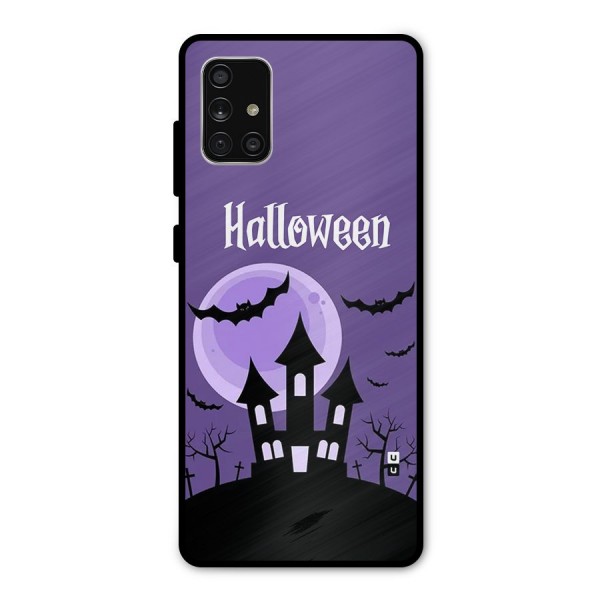 Fun Halloween Metal Back Case for Galaxy A71