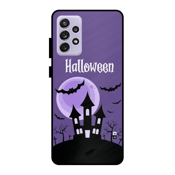 Fun Halloween Metal Back Case for Galaxy A72