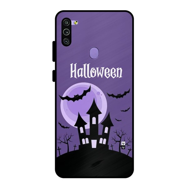 Fun Halloween Metal Back Case for Galaxy M11