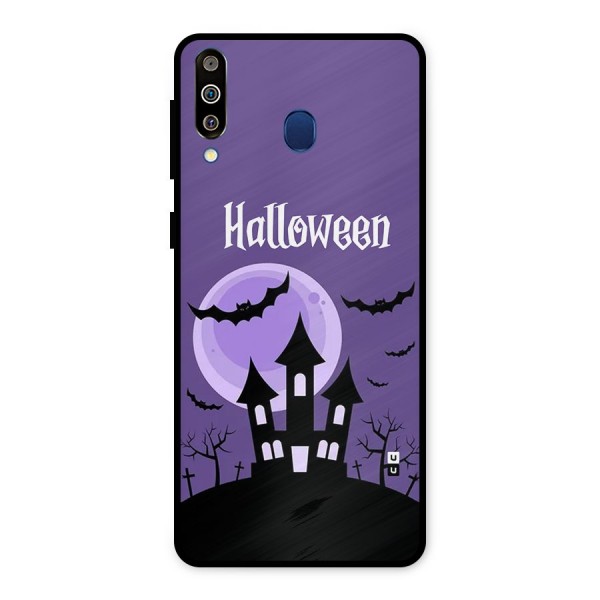 Fun Halloween Metal Back Case for Galaxy M30