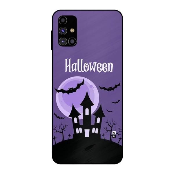 Fun Halloween Metal Back Case for Galaxy M31s