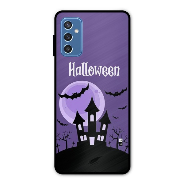 Fun Halloween Metal Back Case for Galaxy M52 5G