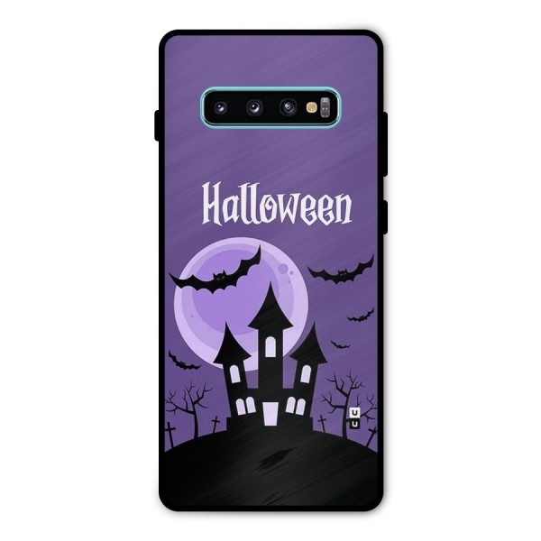 Fun Halloween Metal Back Case for Galaxy S10 Plus