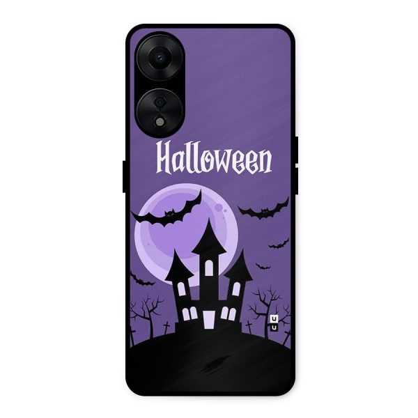 Fun Halloween Metal Back Case for Oppo A78 5G