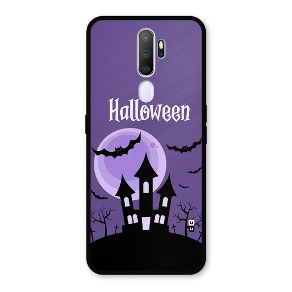 Fun Halloween Metal Back Case for Oppo A9 (2020)