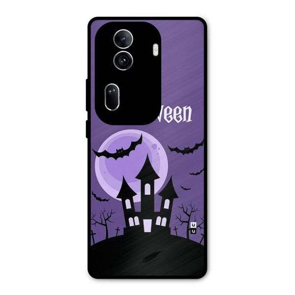 Fun Halloween Metal Back Case for Oppo Reno11 Pro 5G