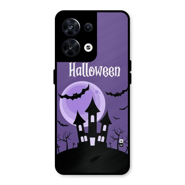 Fun Halloween Metal Back Case for Oppo Reno8 5G