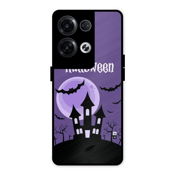 Fun Halloween Metal Back Case for Oppo Reno8 Pro 5G