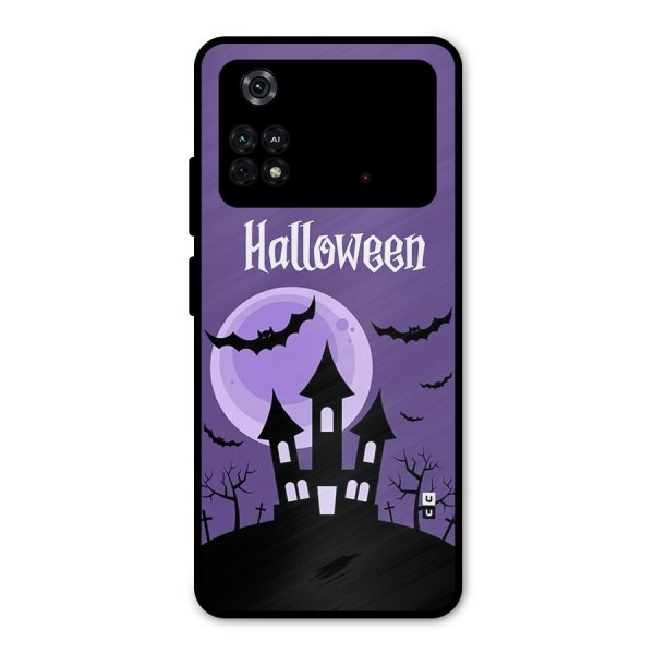 Fun Halloween Metal Back Case for Poco M4 Pro 4G