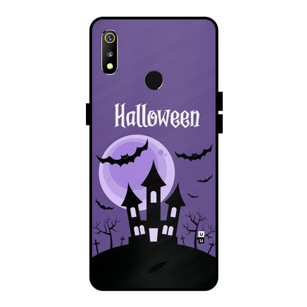 Fun Halloween Metal Back Case for Realme 3