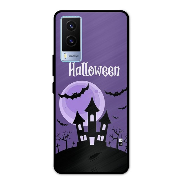 Fun Halloween Metal Back Case for Vivo V21e 5G