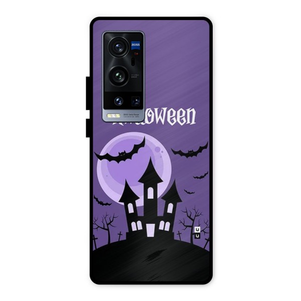 Fun Halloween Metal Back Case for Vivo X60 Pro Plus