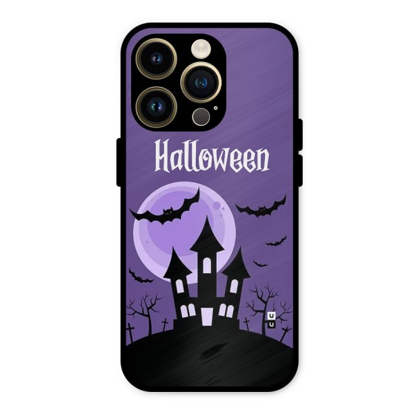 Fun Halloween Metal Back Case for iPhone 14 Pro