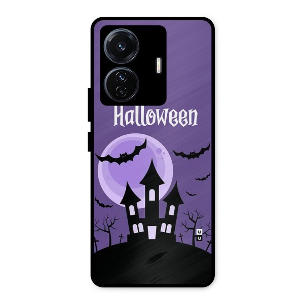 Fun Halloween Metal Back Case for iQOO Z6