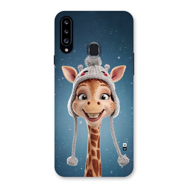 Funny Giraffe Back Case for Galaxy A20s