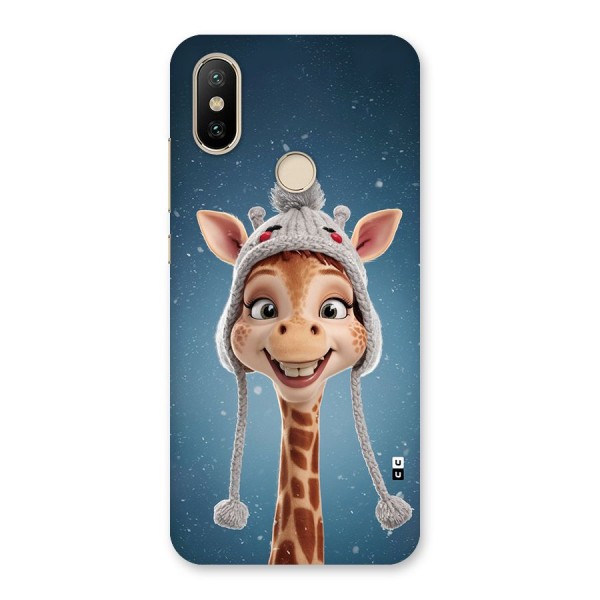 Funny Giraffe Back Case for Mi A2