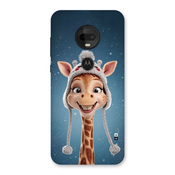 Funny Giraffe Back Case for Moto G7