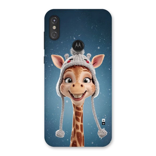 Funny Giraffe Back Case for Motorola One Power