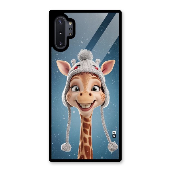 Funny Giraffe Glass Back Case for Galaxy Note 10 Plus