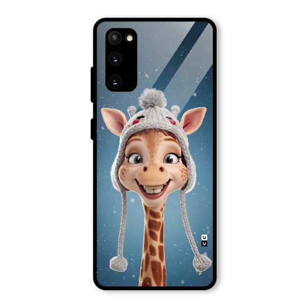 Funny Giraffe Glass Back Case for Galaxy S20 FE 5G