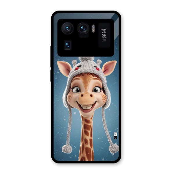 Funny Giraffe Glass Back Case for Mi 11 Ultra