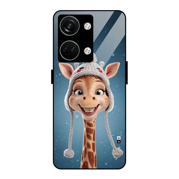 Funny Giraffe Glass Back Case for Oneplus Nord 3