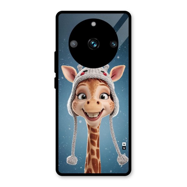 Funny Giraffe Glass Back Case for Realme 11 Pro