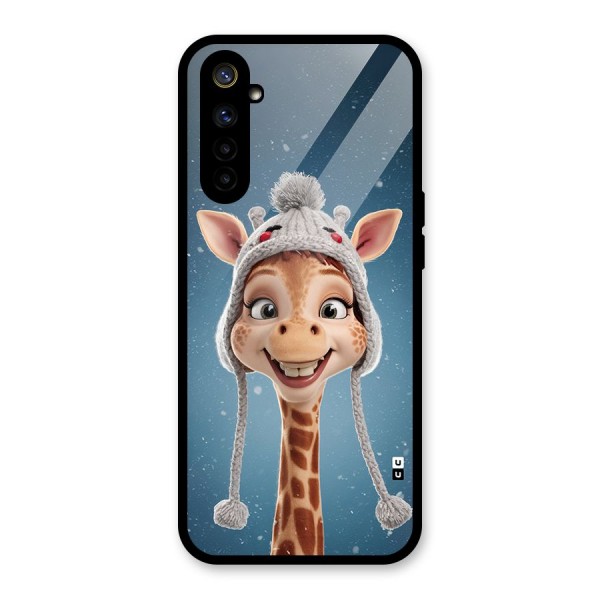 Funny Giraffe Glass Back Case for Realme 6