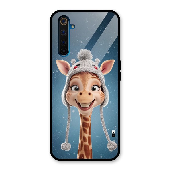 Funny Giraffe Glass Back Case for Realme 6 Pro