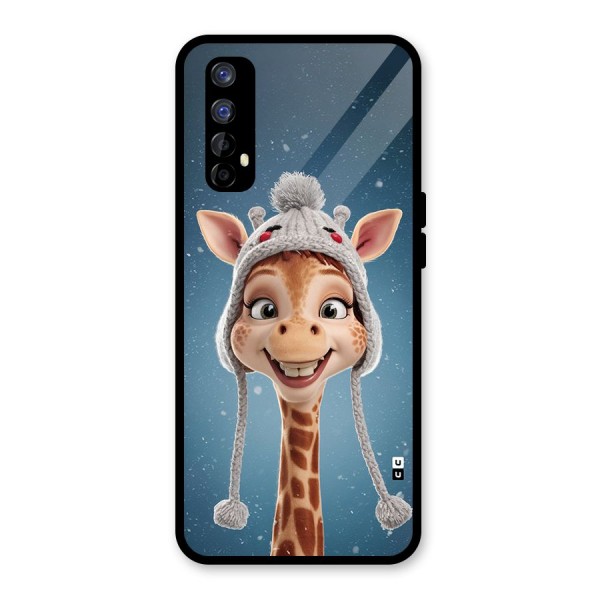 Funny Giraffe Glass Back Case for Realme 7