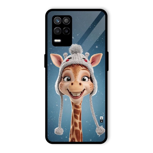 Funny Giraffe Glass Back Case for Realme 9 5G